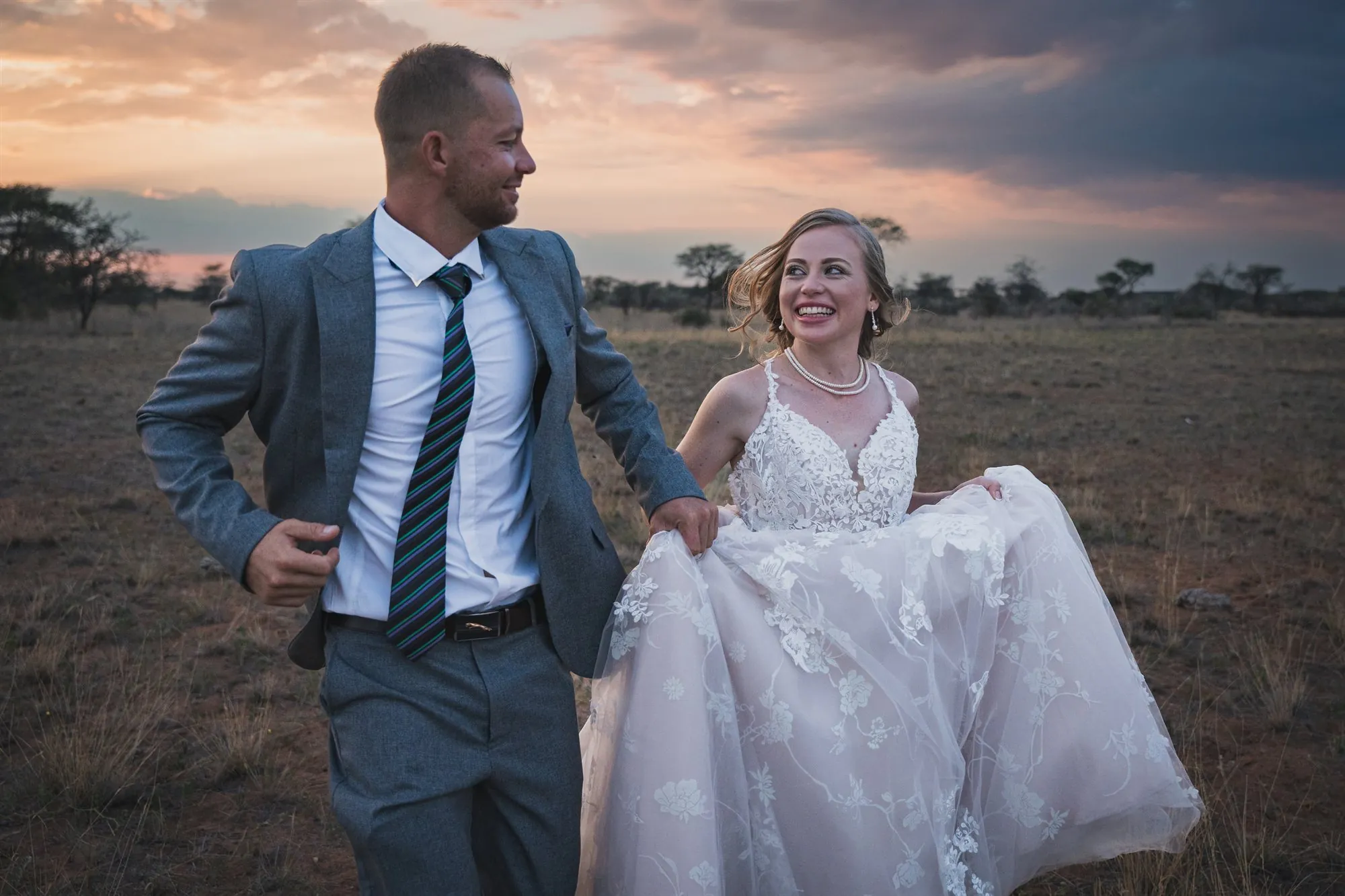 A wedding in the Kalahari, Namibia