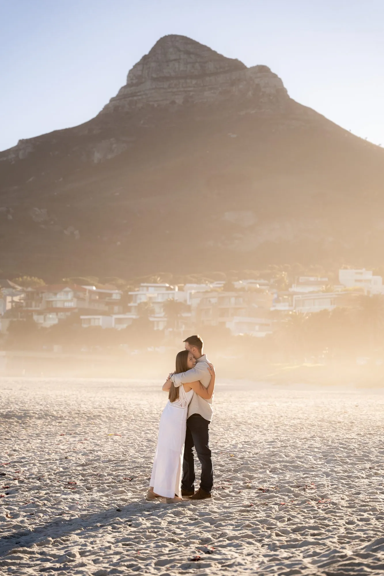 Engagement shoot at sunset, Western Cape